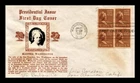 DR JIM STAMPS US COVER MARTHA WASHINGTON PRESIDENTIAL SERIES FDC CROSBY PHOTO