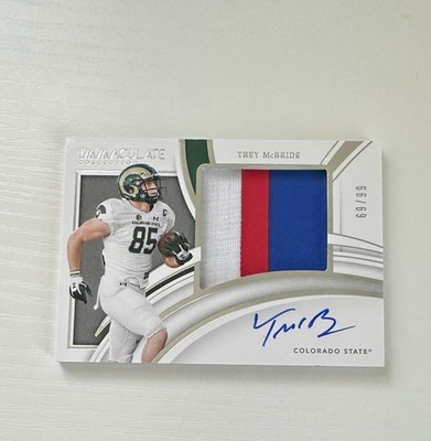 2022 Immaculate Collection Collegiate Patch Rookie Auto Trey McBride /99 #X94