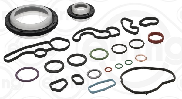 Dichtungssatz KurbelgehäUse Elring 967.060 FüR Vivaro Ford P17 Opel K0 CitroËN 4-image