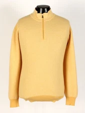 Loro Piana Cashmere Roadster Pull Sweater - Yellow - 3XL - $1350 Retail