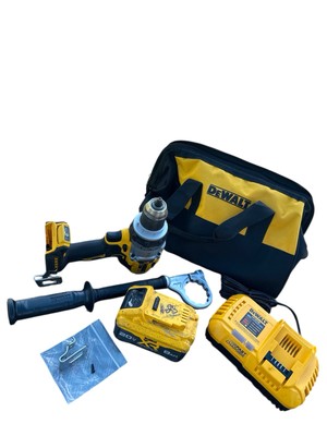 DEWALT DCD1007WW1 20V MAX XR Brushless Cordless 1/2 in. Hammer Drill Kit *READ*