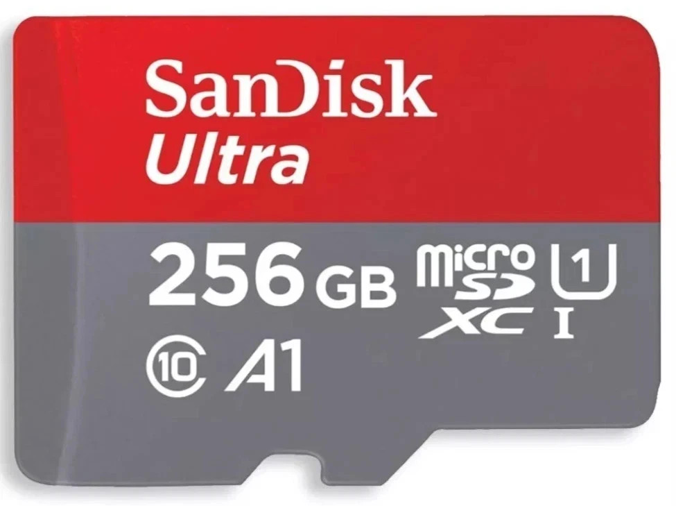 SanDisk Ultra 256GB  Micro SD Micro SDXC A1 C10 Memory Card