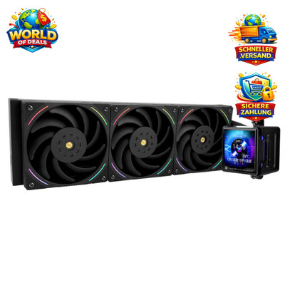 Thermalright Elite Vision 360 ARGB BLACK CPU AIO Kühler, IPS LCD-Bildschirm