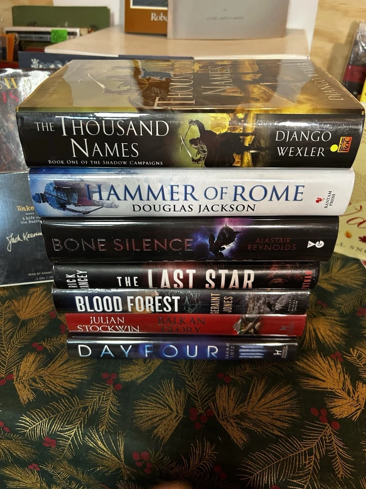 Lot of 7 Signed First Edition HC NEW Thrillers -read descript COLLECTOR PHOTOS - Image 2 of 4