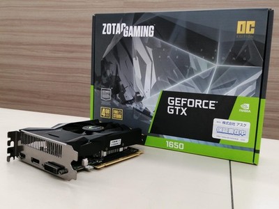 ZOTAC GTX 1650 OC 4GB GDDR6 Super Compact Single Fan Graphic Card ZT-T16520F-10L