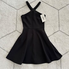 NWT Likely Little Black Dress Halter Fit & Flare Skirt