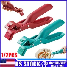 1/2PCS Multi-Purpose Anti-Scald Bowl Holder Clip for Kitchen,Nylon Non-Slip Clip