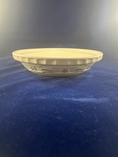 Longaberger Woven Traditions Heritage Green 10" Pie Plate Pottery MADE IN USA