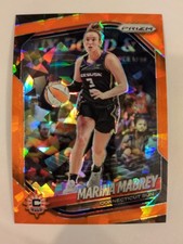 2025 Panini Prizm WNBA - Marina Mabrey #18 Orange Ice Prizm
