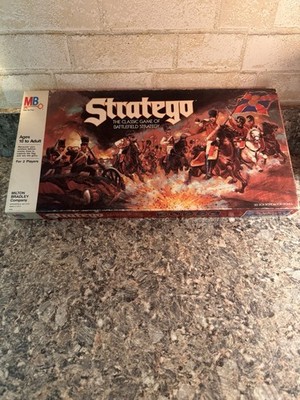 Milton Bradley Stratego Strategy Board Game, 2-Player Complete Game, 10+