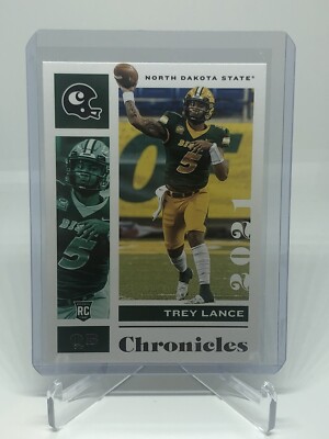 TREY LANCE 2021 Panini Chronicles Draft Base Rookie Card RC # 3 Bisons 49ERS