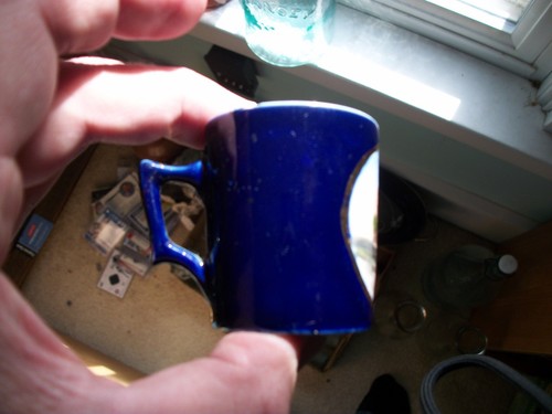 ROLFE IOWA EARLY SOUVENIR CHINA HANDLED MUG PRESBYTERIAN CHURCH 1900 ERA - Picture 2 of 5
