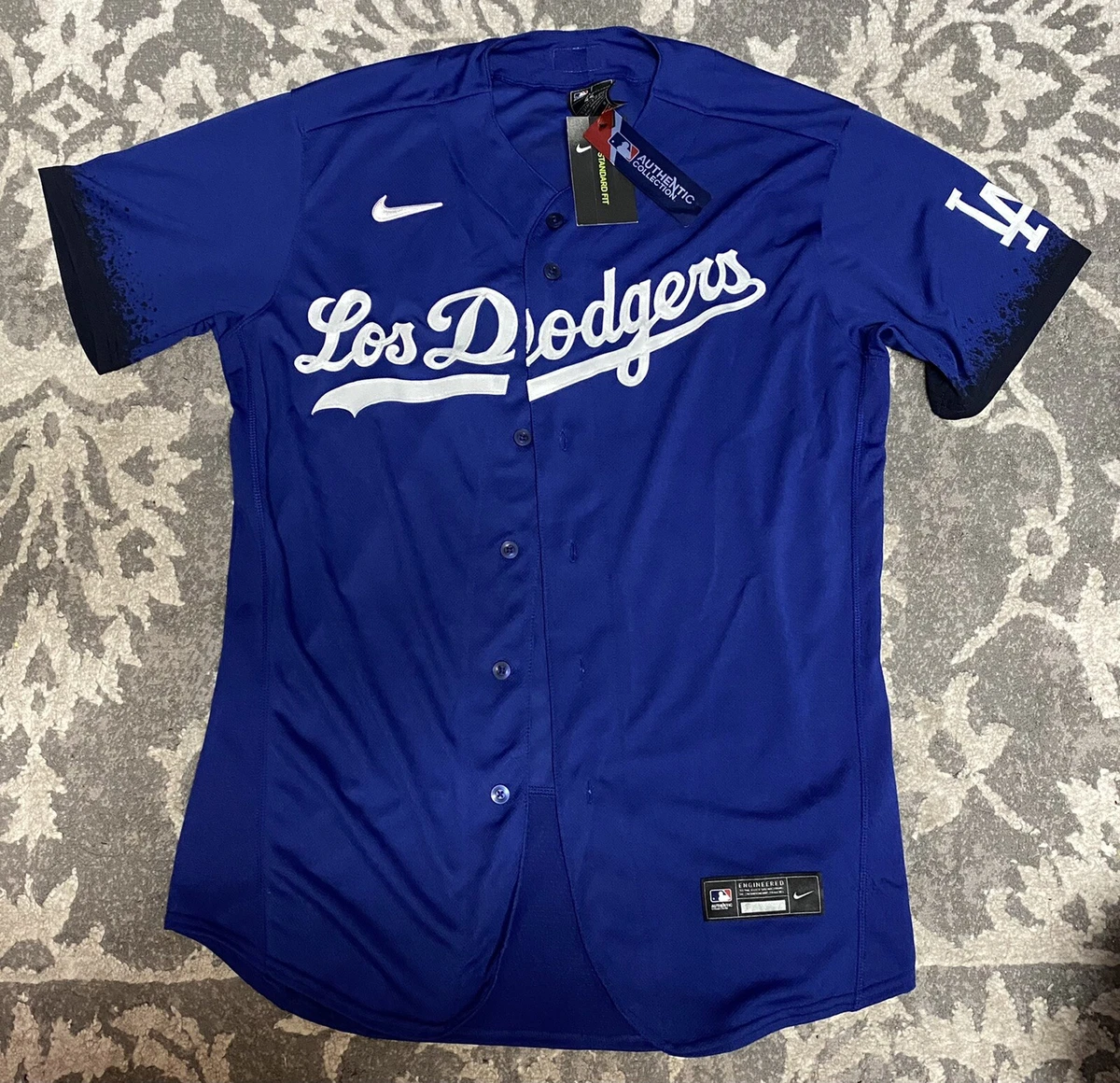 dodgers black jersey mens