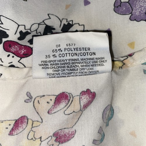 Vintage Crest Plus Scrub Top Duck Cow V Neck Size 2XL Pockets - Picture 4 of 5