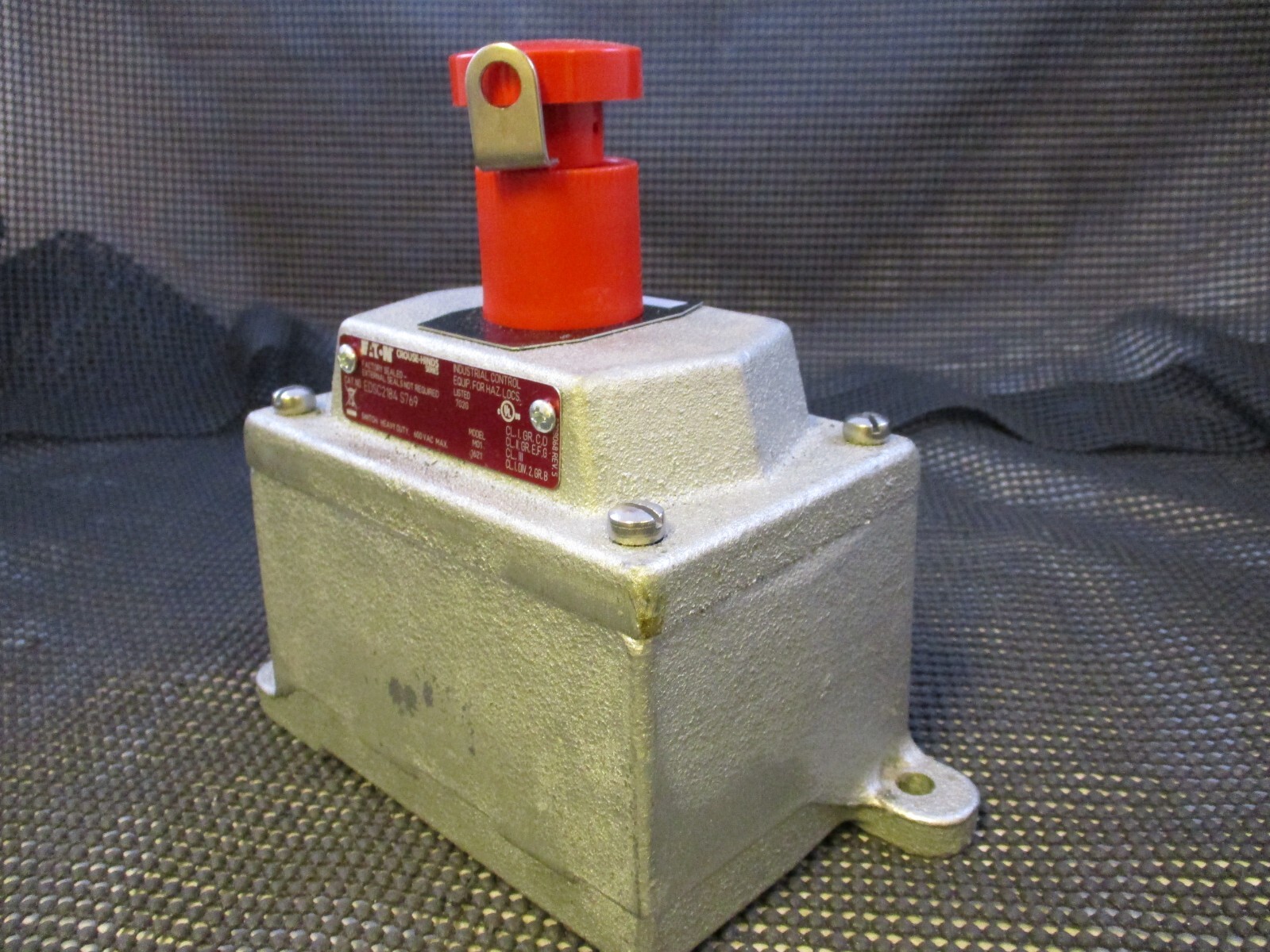 CROUSE HINDS EDS2184S769 EXPLOSION PROOF EMERGENCY STOP PUSH BUTTON eBay