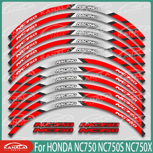 For HONDA NC750 NC750S NC750X Motorcycle Hub Stickers Reflective Rim Decal New - Picture 22 of 24
