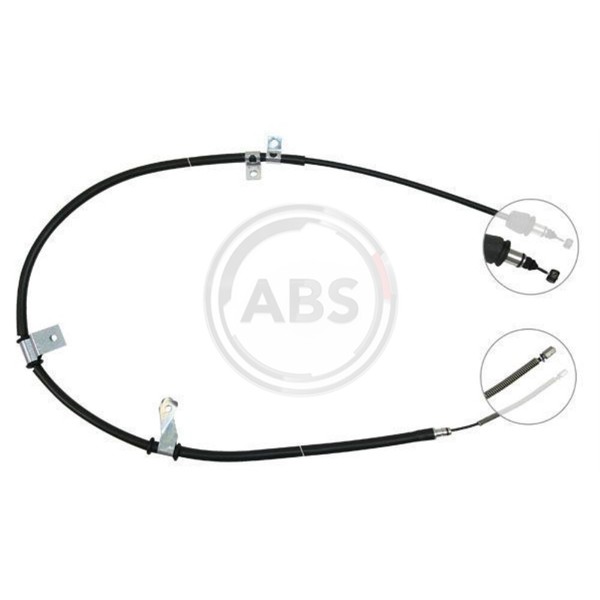A.B.S. Handbremsseil Bremsseil Links Passend FüR Hyundai Matrix FC K19047-image