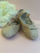 Little Girls PINK Leather BALLET SLIPPERS BLOCH Sz 9 1/2