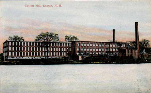 Exeter, New Hampshire - Ein Blick auf die Baumwollmühle - c1905