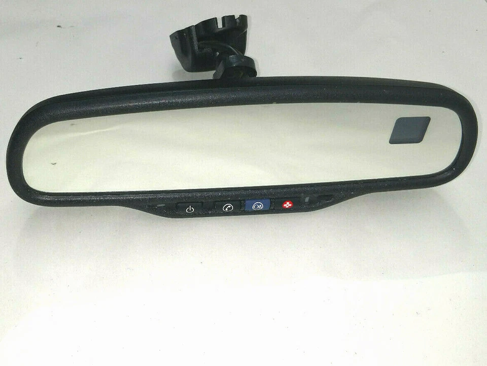 Espejo retrovisor Chevy GMC 2002-2009 atenuación automática OnStar brújula temperatura Foto 2 de 4