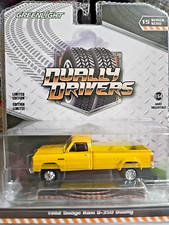 Dodge Ram 1982 D-350 Dually Sunshine Yellow, Dually Drivers Greenlight 15 Series