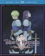 Tales of Vesperia: The First Strike - Anime Classics (BD/DVD, 2016, 2-Disc Set)