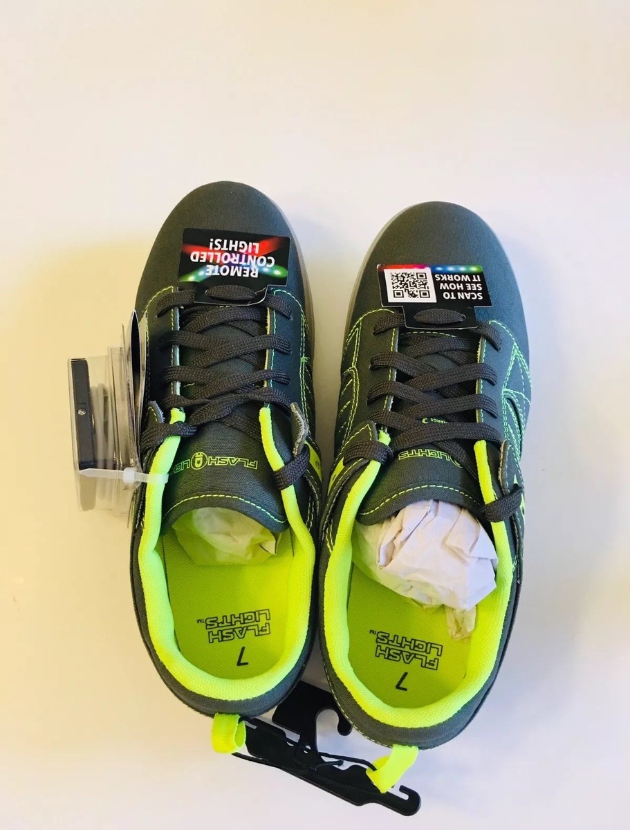 Flashlight Rechargeable Boys Athletic Color Changing LED Sneakers