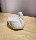 Vintage Mid Century Imperial Milk Glass Swan Mint, Nut, Novelty Dish Bowl - MINT