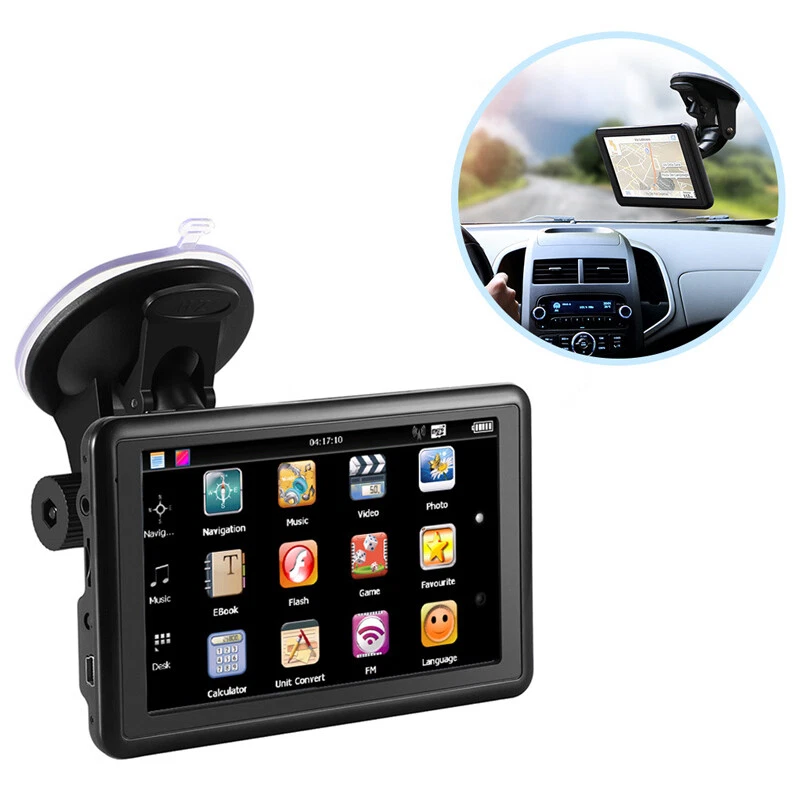 5inch Car GPS Navigation Touch Screen Portable Navi Monitor 128M+8GB Free Maps - Image 3 of 4