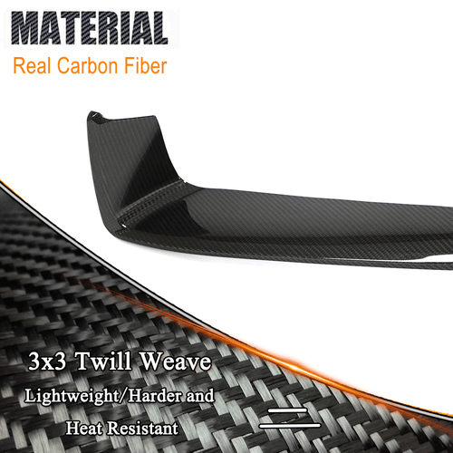 For Porsche 911 992 Carrera Targa Dry Carbon Front Bumper Splitter Air Vent Fins - Picture 8 of 11