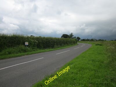 Photo 12x8 Long Lane near Higher Huxley Hall Long Lane heading west toward c2012