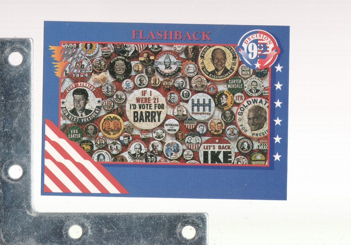 1992 Wild Card Decision '92 Political Singles RARE! Pick From List