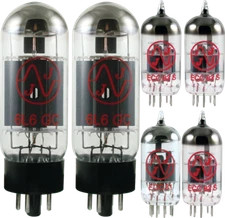 Tube Set - for Fender Bassman & Bandmaster JJ Electronics APEX Matched