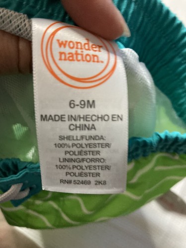 Baby Boy Swim Trunks 6-9 NWT - Picture 3 of 3