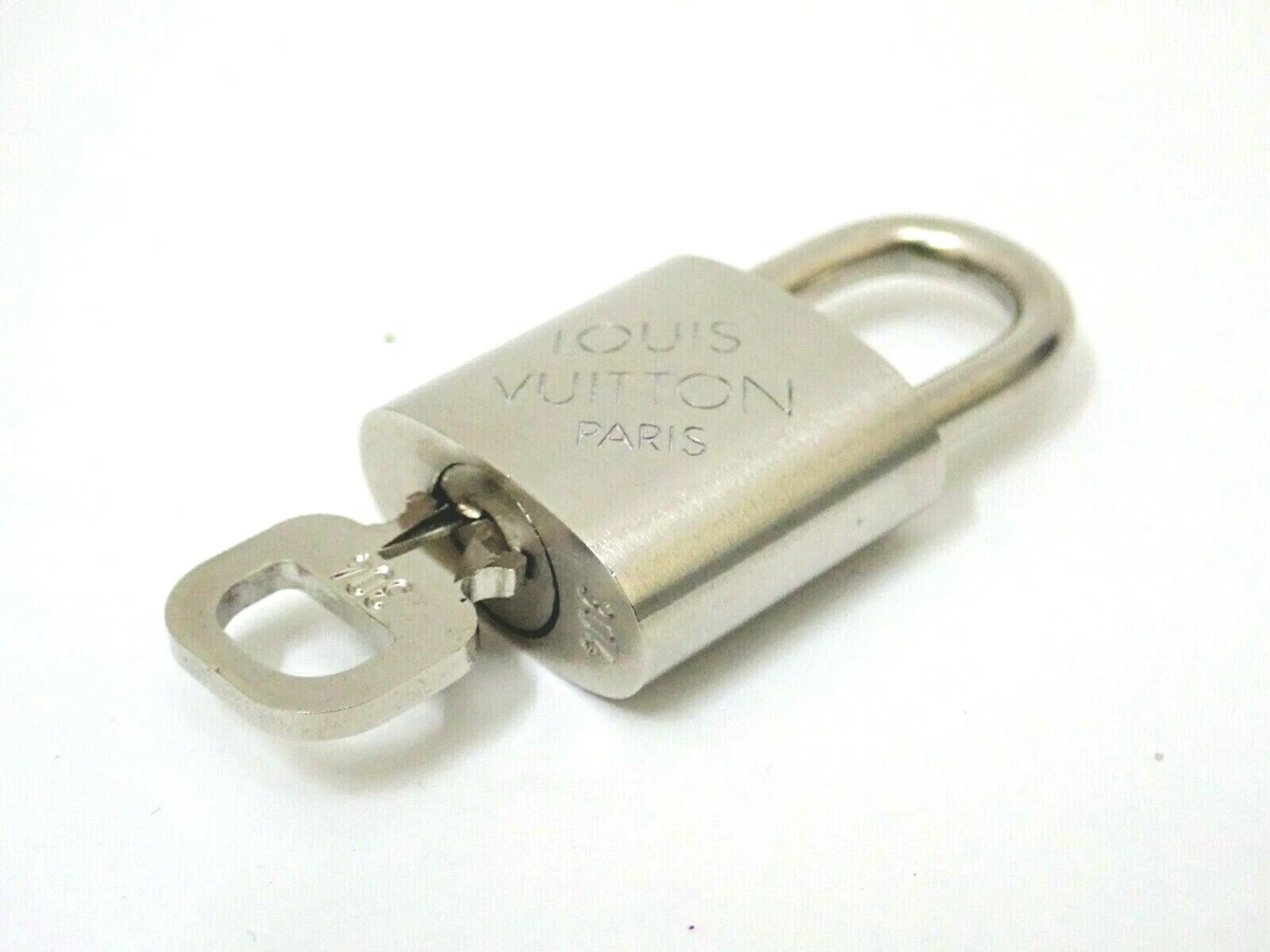 Hard to find Silver LV Lock and Key Set