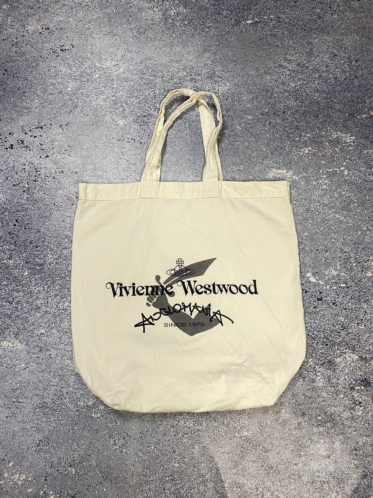 VIVIENNE WESTWOOD BIG LOGO Tote Shoulder Shopper Bag