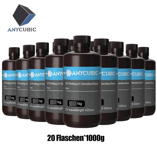 20KG ANYCUBIC UV Resin Rapid Harz 405nm für LCD SLA 3D Drucker MONO M3 MARS