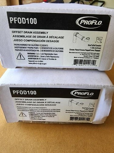 PROFLO PFOD100 1-1/2" Offset Drain - 第 2/2 張圖片