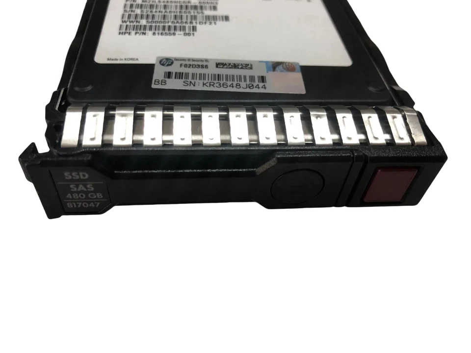 Compatible HPE 817047-001 816562-B21480GB SAS 2.5"12G RI DS GEN9GEN10 Server SSD - Image 2 of 2