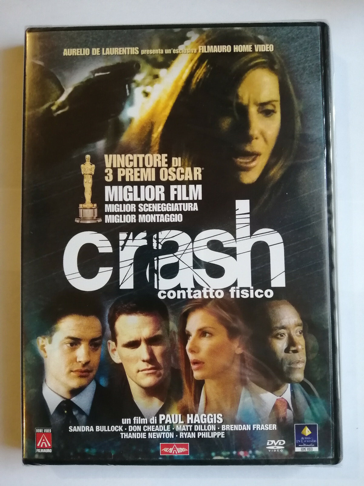 CRASH CONTATTO FISICO DVD SIGILLATO Paul Haggis Sandra Bullock Matt Dillon