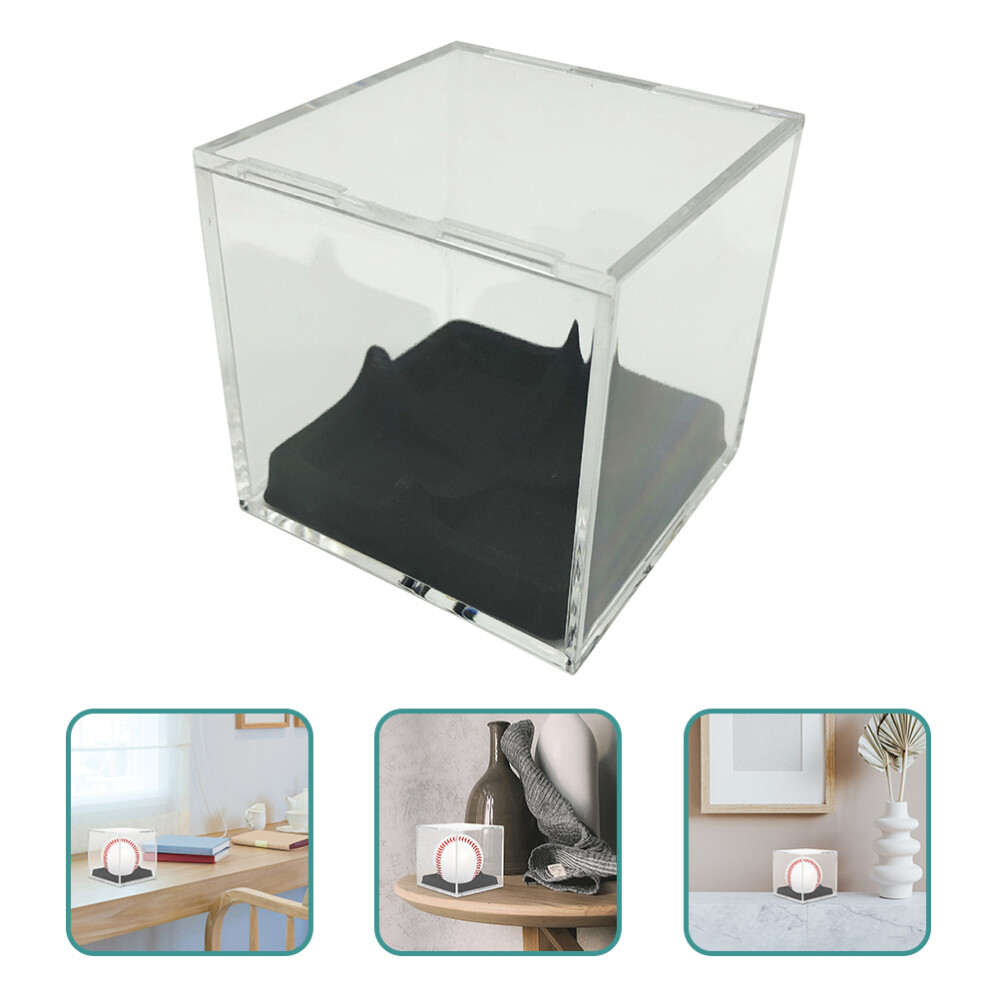 Gloves Showcase Clear Shoe Case Acrylic Display Dust Baseball Holder Cases-image