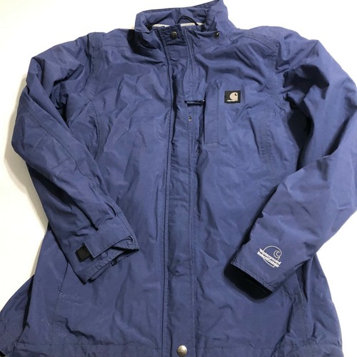 Women's CARHARTT Coat Jacket Blue Sz S 
