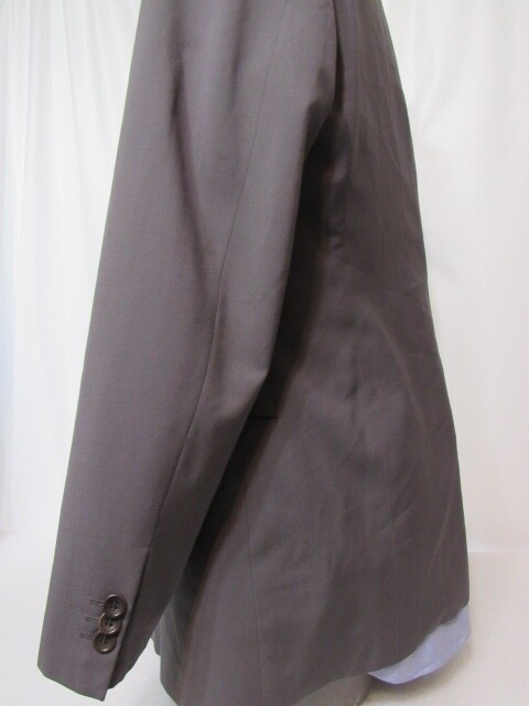 Armani Collezioni Gray Solid 2 Button Blazer Sz 4… - image 3