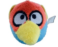 Angry Birds Space Plush Lightning Bird Blue/Orange 2012 Commonwealth