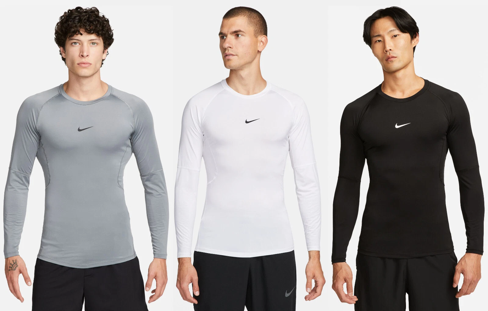 Nike Pro Men's Dri-FIT Tight Men's Long-Sleeve Top - FB7919 - FREE SHIPPING