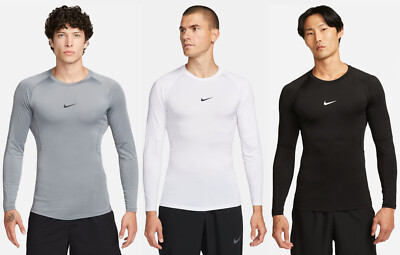 Nike Pro Men's Dri-FIT Tight Men's Long-Sleeve Top - FB7919 - FREE SHIPPING