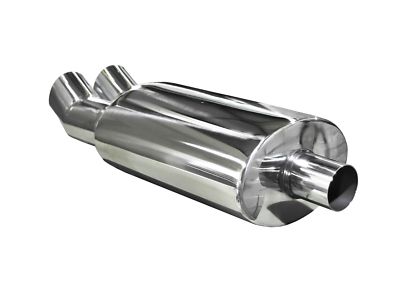 Scarico Sportivo Posteriore/ Terminale Duplex Doppia Uscita DX E SN Audi TT MK2 8J 2.0 TFSI