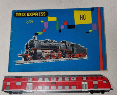 Trix Express H0 Catalogue 1961 Metal Construction Minitrix etc Very Good #