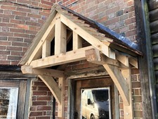 Handcrafted Oak Porch Canopy kit
