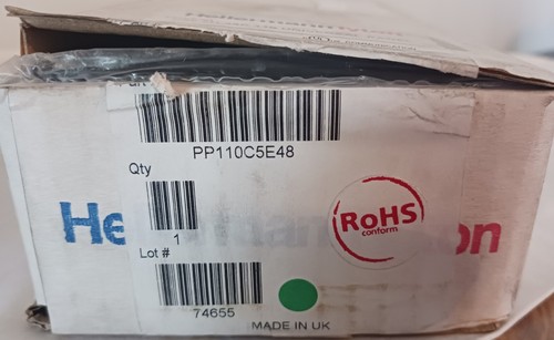 HellermannTyton 48 Port Patch Panel, 2U, Black. NEW. Free Shipping - Picture 16 of 16